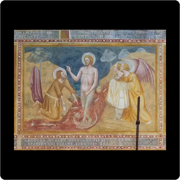 The Baptism of Christ, central nave (fresco)