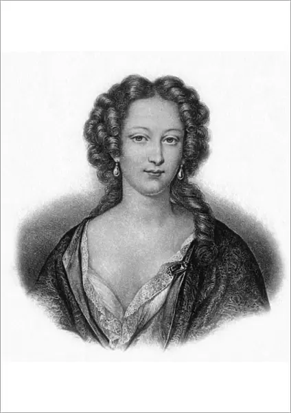 Marie-Anne de La Tremoille Princess of Ursins (litho)