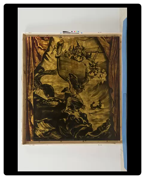 Aventures de Simbad de Marin: Simbad et la Baleine, 1924 (oil on panel)