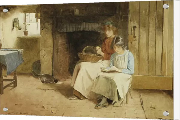 Deeply Interesting, 1904 (pencil and watercolour)