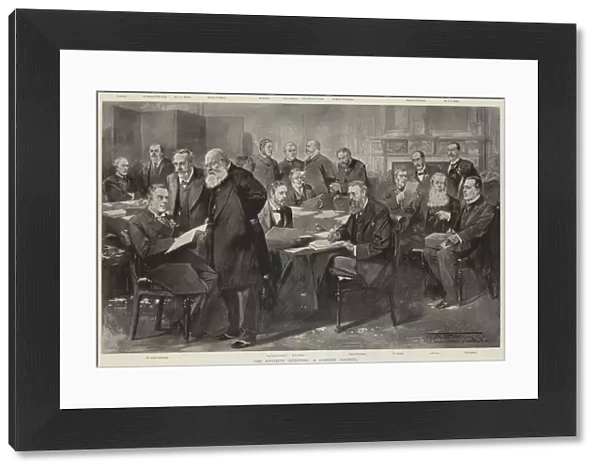 The Eastern Question, a Cabinet Council (litho)