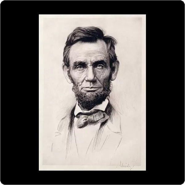 Portrait of Lincoln (engraving)
