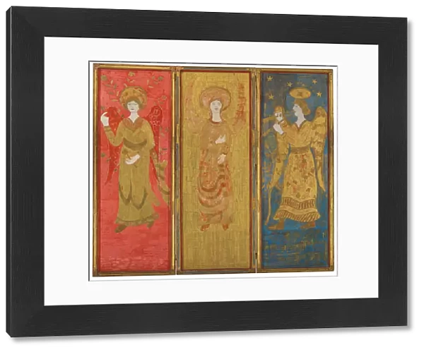 Three-Panel Screen (reverse), c. 1916-17 (oil and gold leaf on gessoed wood)