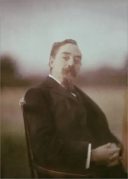 Portrait of Sidney James Webb (1859-1947) 1st Baron Passfield, c. 1910 (autochrome) (see also 2893)