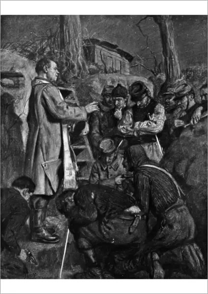 The Absolution of Volunteers, 1915 (litho)