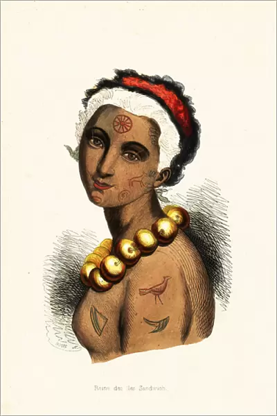Queen Kaonoe or Kaou-Onoe of Hawaii