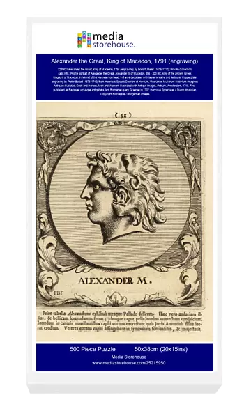 Alexander the Great, King of Macedon, 1791 (engraving)