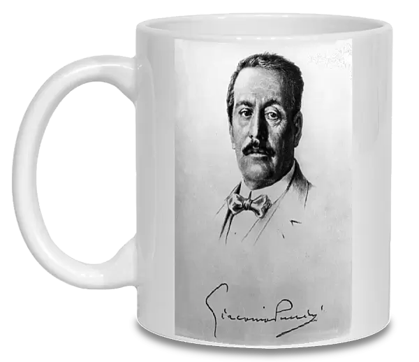 Giacomo Puccini (charcoal on paper)
