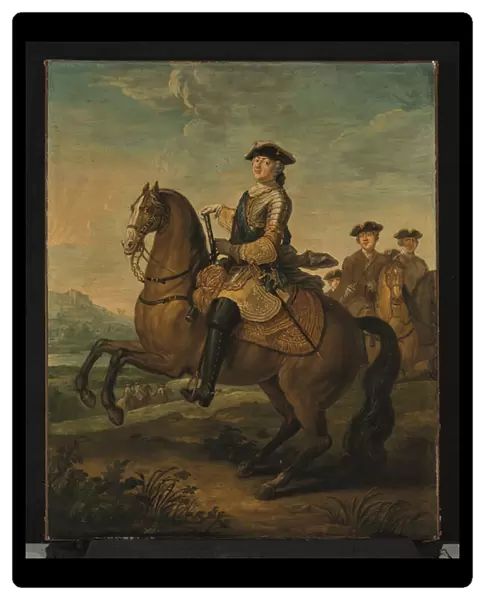 Portrait equestre de Louis XV (oil on canvas)