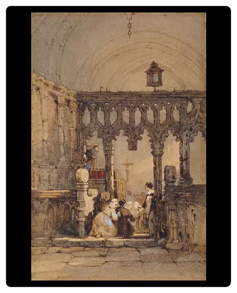 Rouen, 1800-52 (Watercolour)