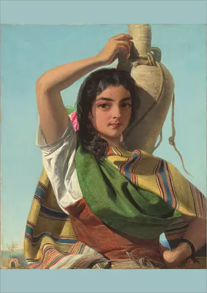 A gypsy water-carrier of Seville, 1854 (oil on canvas)