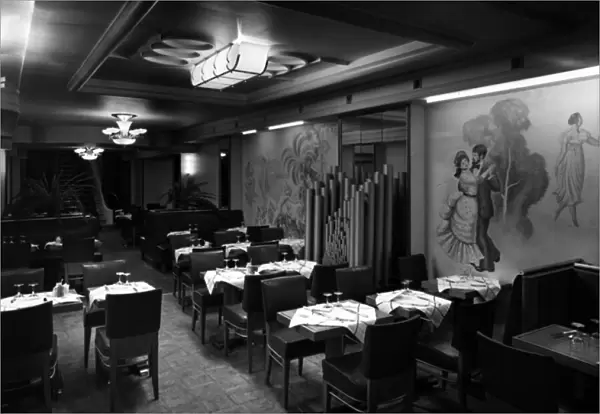 Le Grand Vatel Restaurant, Paris, c. 1935 (b  /  w photo)