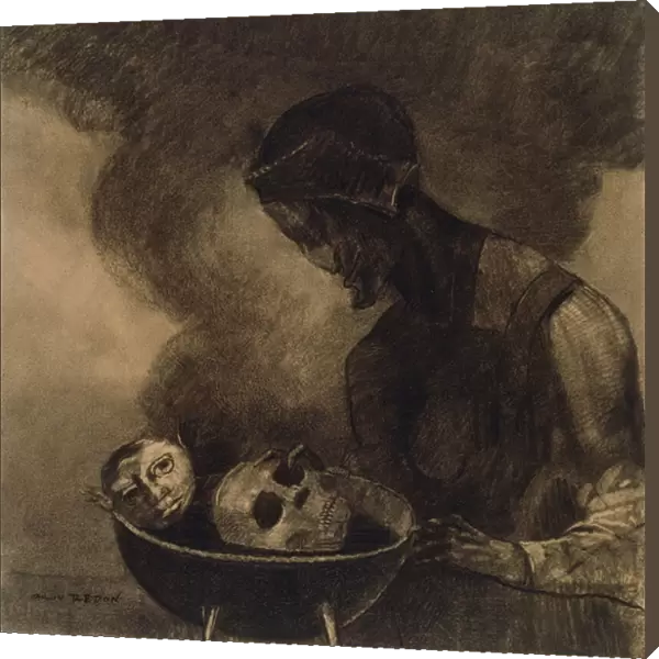 Cauldron of the Sorceress, 1879 (charcoal on paper)