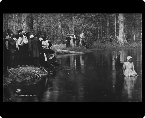 A Southern baptism, Aiken, 1900-06 (b  /  w photo)
