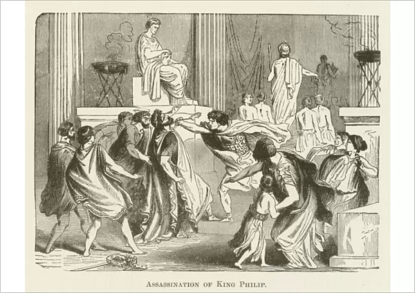 Assassination of King Philip (engraving)