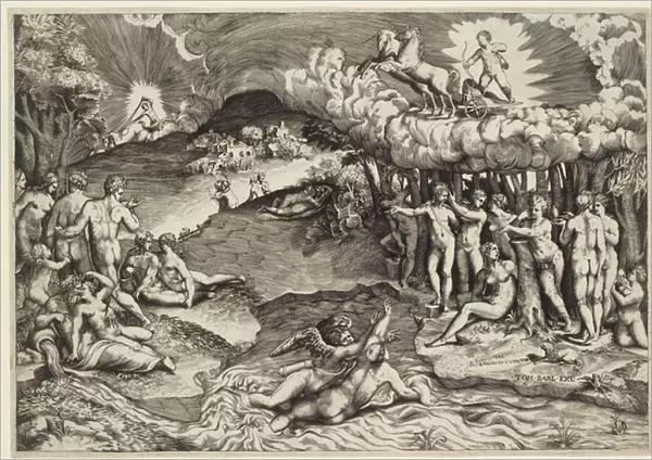 The Triumph of Love, 1545 (engraving)