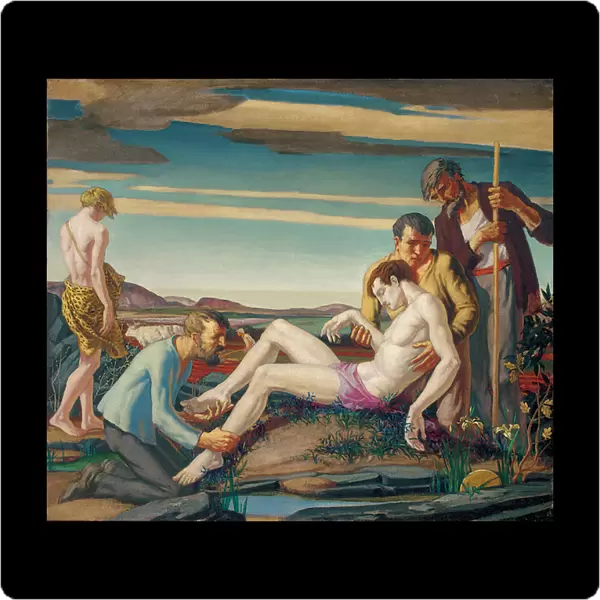 The Death of Hyacinth, 1920 (oil on canvas)