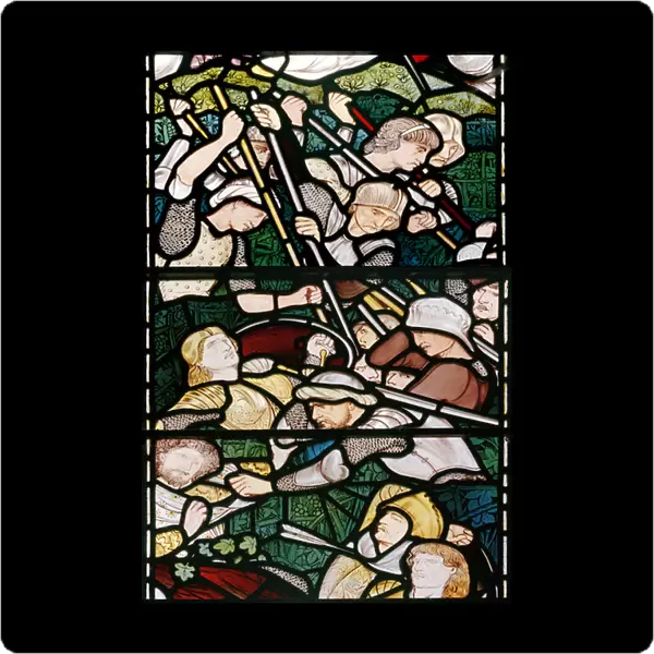 The Battle of Beth Horon, 1862-3 (stained glass)