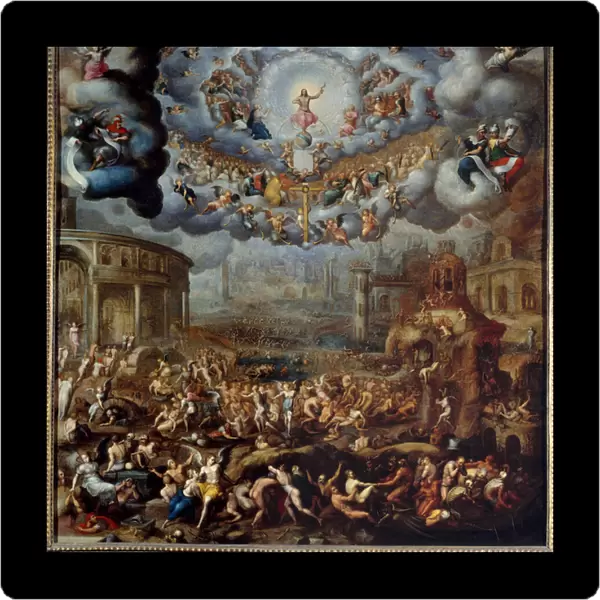 The Last Judgement Painting by Jean Cousin the Son (1522-1594) 16th century Sun. 1, 45x1, 42 m