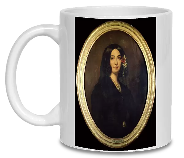 Portrait of George Sand (oil on canvas)