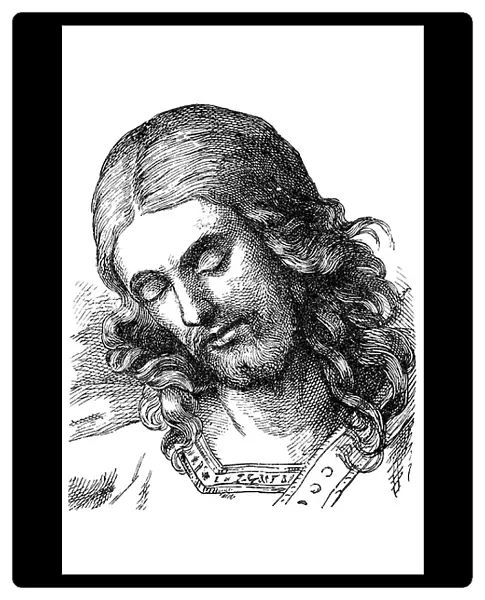 Christ, Christ's head by Johann Friedrich Overbeck