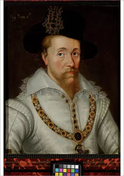 James I & VI (1556-1625), 1551-1642 (oil on panel)