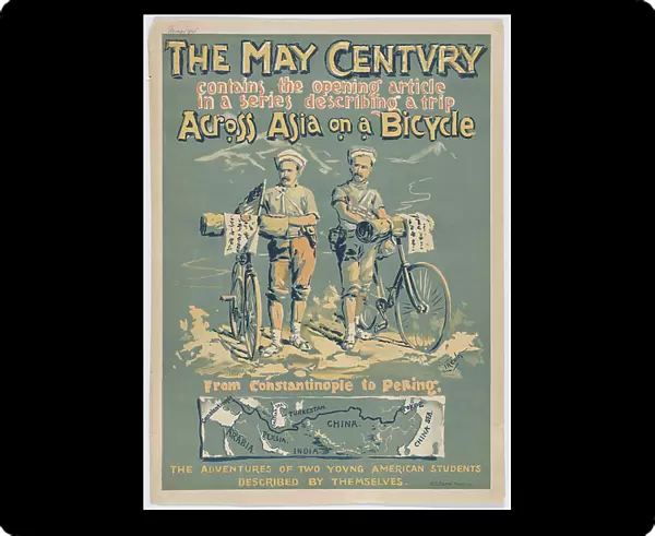 The May Century: Across Asia on a Bicycle, 1894 (lithograph)