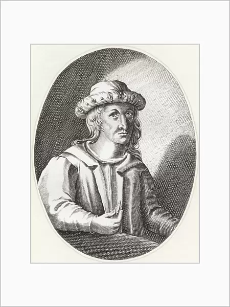 Robert III of Scotland, born John Stewart, aka Earl of Carrick, 1337 - 1406. King of the Scots. From Iconographia Scotica or Portraits of Illustrious Persons of Scotland, published 1797