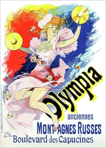 Olympia music hall in Paris, 1892 (poster)