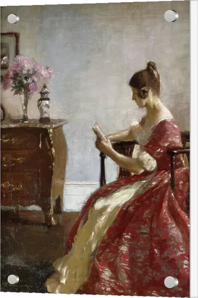 Girl Reading, 1916 (oil on canvas)