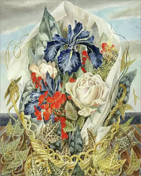 Iris and Rose, 1945-50 (oil on canvas)