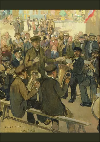 The Fanfare, 1927 (oil on canvas)