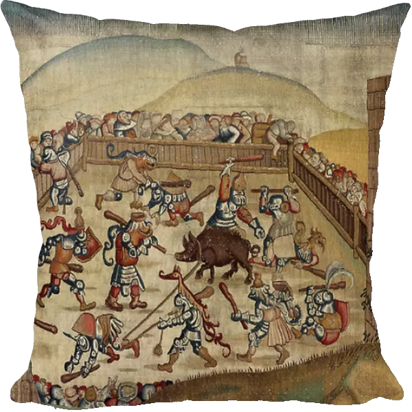 Tapestry inspired by the work of Hieronymus Bosch, c. 1560 (gold, silver, silk and wool)