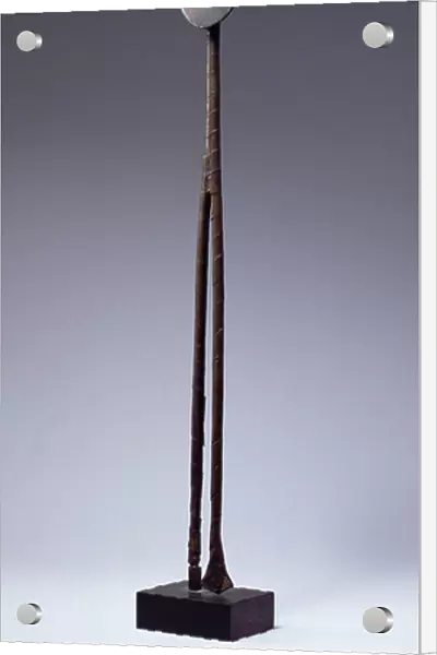 Spoon, Kongo Culture, from Cabinda Region, Angola or Democratic Republic of Congo (wood & copper)