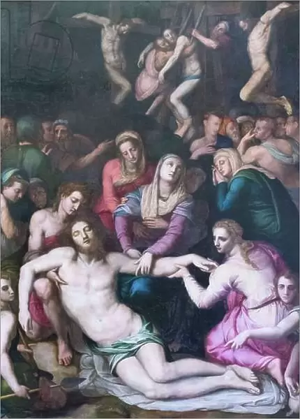 Deposition of Christ, 1560-61, (oil on wood)