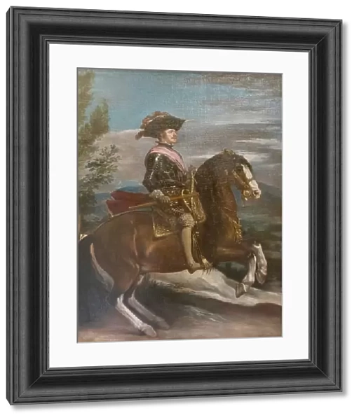 Equestrian portrait of Philip IV, 1635-36, (painting)