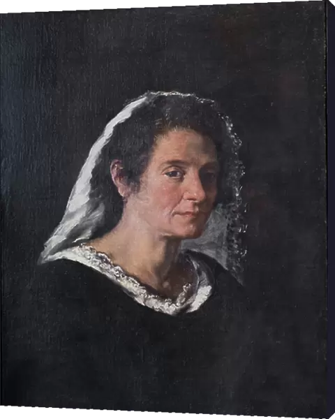 Portrait of a woman, 17th century (oil on canvas)