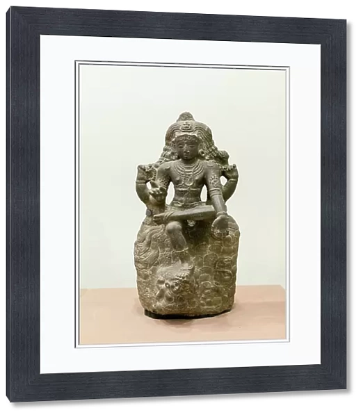 Shiva as Dakshinamurti, 1200-1300, (granite)