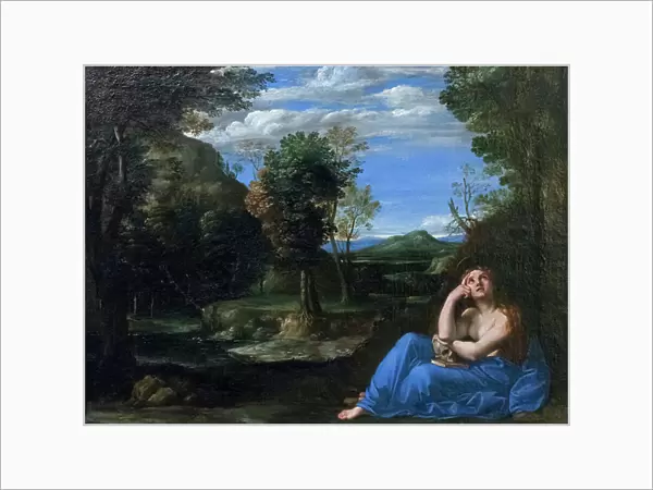 Landscape with penitent Magdalen, (painting)