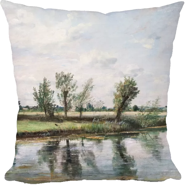 Watermeadows near Salisbury, 1820 or 1829, (oil on canvas)