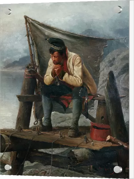 Rest on the quay, 1870