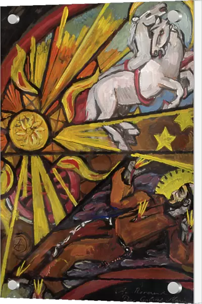 Stained glass project for Saint-Maurice, c. 1930-32 (gouache on paper)