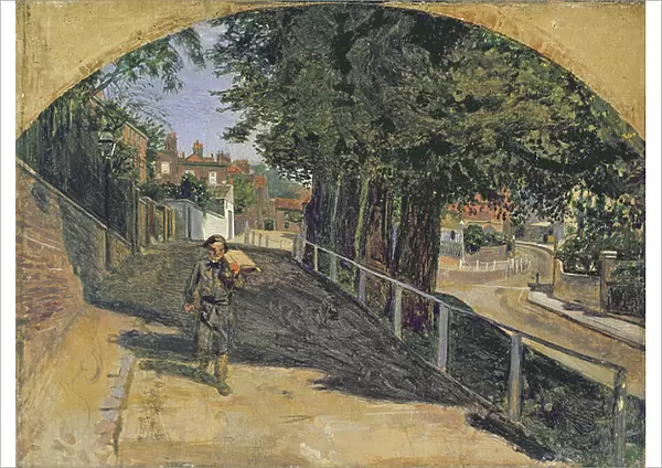 Heath Street, Hampstead, 1852-55 (oil on canvas)