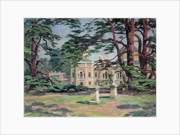 Chiswick House (oil on canvas)