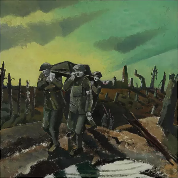 Wounded, Passchendaele, 1918 (oil on canvas)