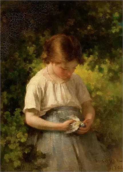 The Dead Bird, 1866 (oil on canvas)