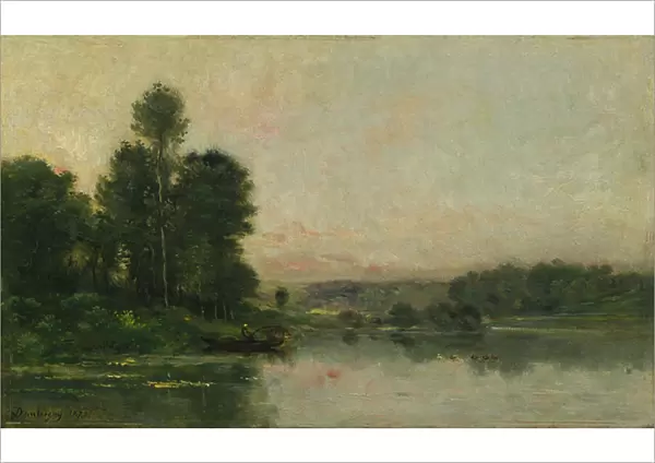 The Hillsides of Mery-sur-Oise, Opposite Auvers, 1873 (oil on wood panel)