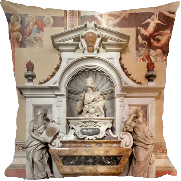 Galileo Galilei's tomb. Basilica of Santa Croce, Florence. Italy. 18th century