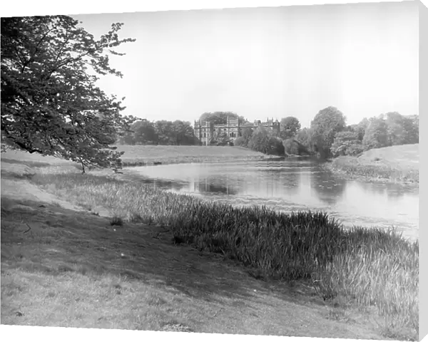 Tong Castle, from England's Lost Houses by Giles Worsley (1961-2006) published 2002 (b / w photo)