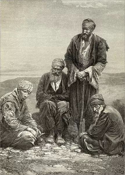 Jews of Mesopotamia, 1893 (engraving)